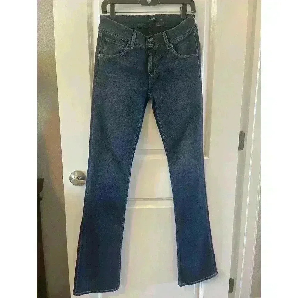 NWT Hudson women jeans Beth Baby Boot Size 27 XLong dark wash Mid rise MSRP $205 - Picture 5 of 7